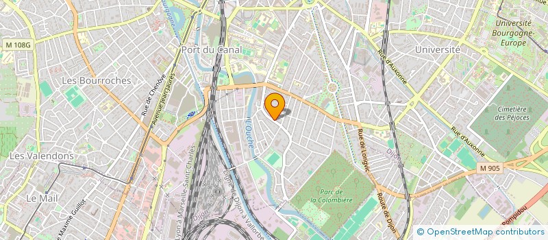 localisation de l'entreprise M2GF à DIJON