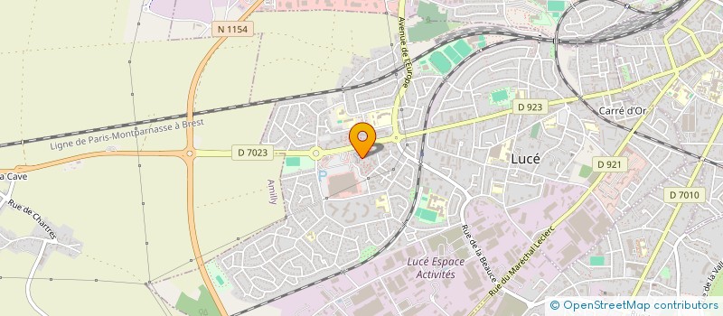 localisation de l'entreprise M2H à LUCE