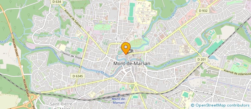 localisation de l'entreprise M2H à MONT-DE-MARSAN