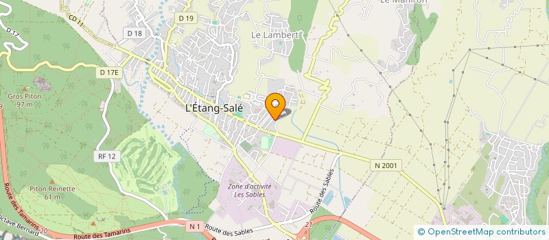 localisation de l'entreprise M2H à L'ETANG-SALE