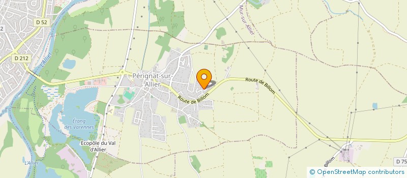 localisation de l'entreprise M2HA AND CO  PERIGNAT-SUR-ALLIER