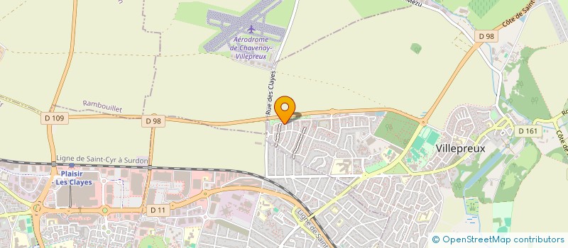 localisation de l'entreprise M2HN  VILLEPREUX