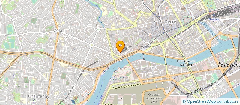 localisation de l'entreprise M2I à NANTES