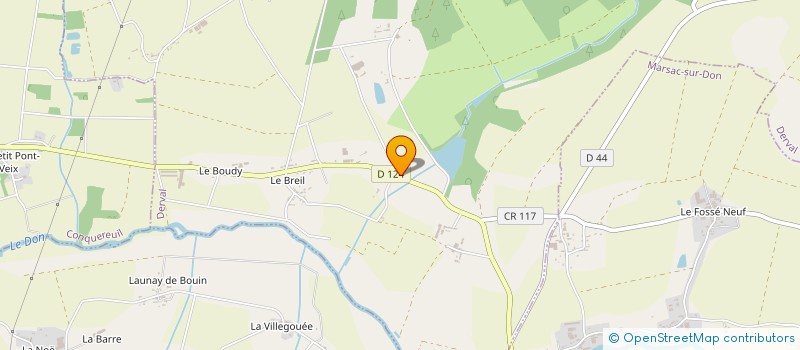 localisation de l'entreprise M2I  DERVAL