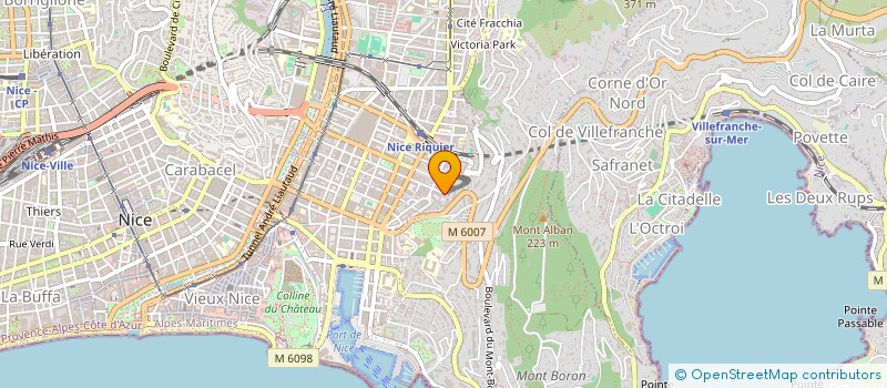 localisation de l'entreprise M2I CONSEILS  NICE