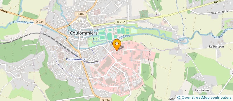 localisation de l'entreprise M2I DISTRIBUTION à COULOMMIERS