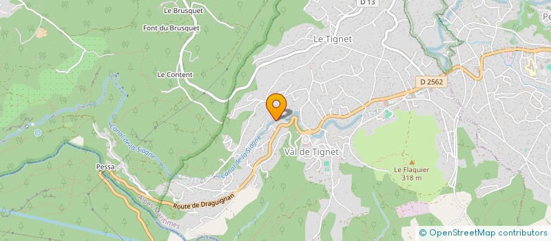 localisation de l'entreprise M2I INTERNATIONAL à LE TIGNET