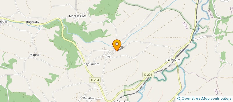 localisation de l'entreprise M2I NEGOCE  GELLES