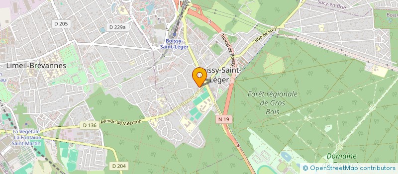 localisation de l'entreprise M2IE à BOISSY-SAINT-LEGER