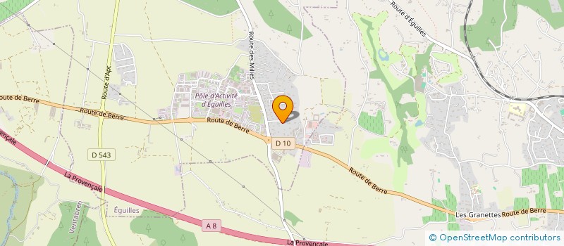 localisation de l'entreprise M2J  EGUILLES