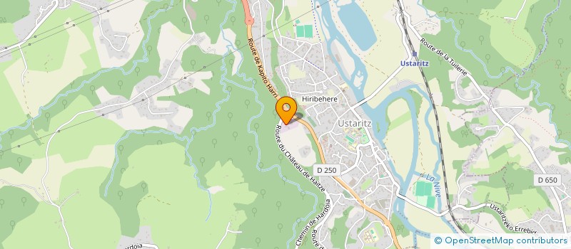 localisation de l'entreprise M2J  USTARITZ