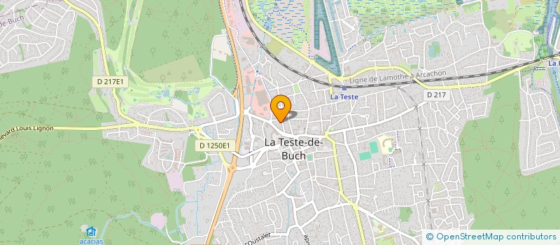 localisation de l'entreprise M2J à LA TESTE-DE-BUCH