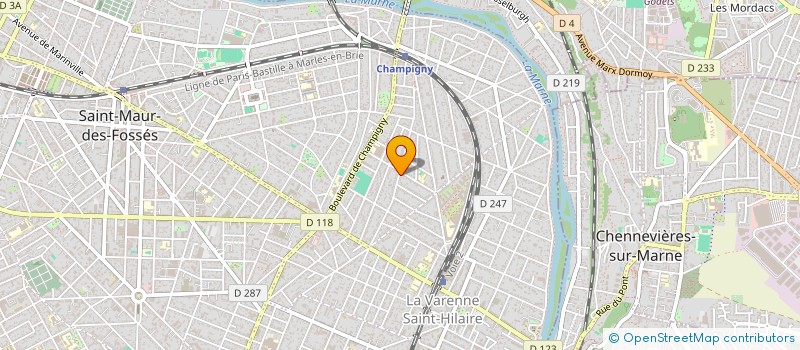 localisation de l'entreprise M2J  SAINT-MAUR-DES-FOSSES