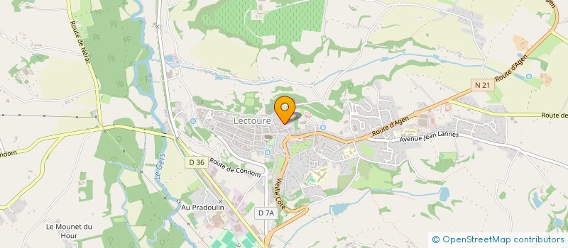 localisation de l'entreprise M2JC IMMO  LECTOURE