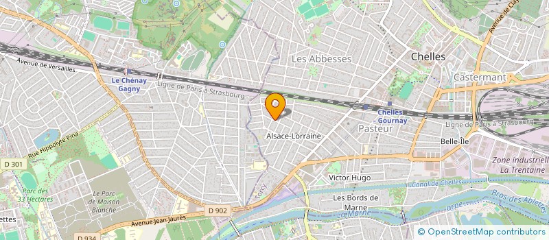 localisation de l'entreprise M2JCT  CHELLES