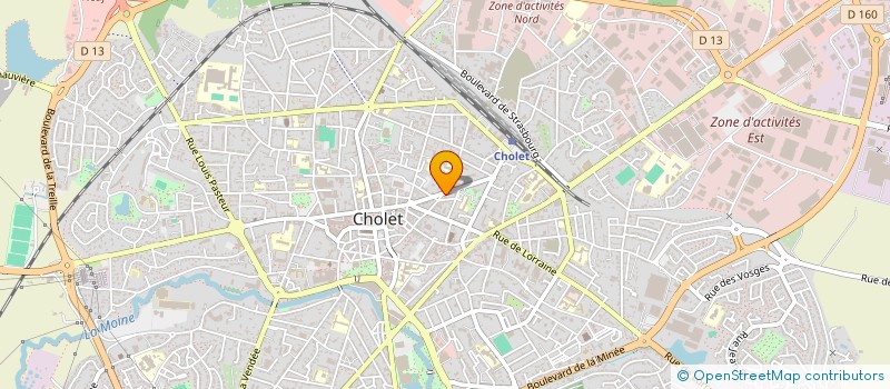 localisation de l'entreprise M2JP DEVELOPPEMENT à CHOLET