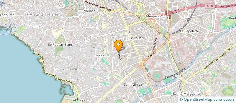 localisation de l'entreprise M2JY INVEST  MARSEILLE