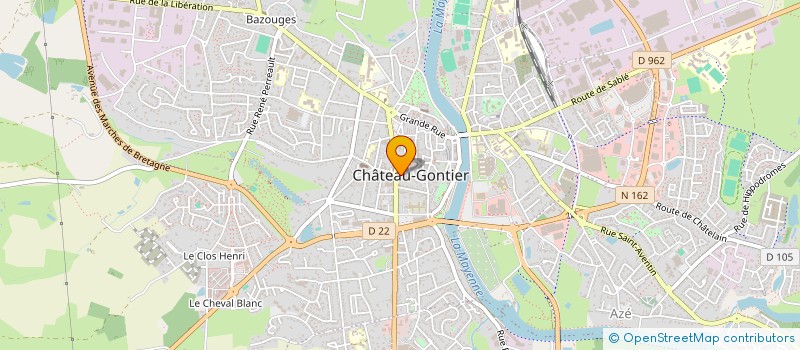 localisation de l'entreprise M2K  CHATEAU-GONTIER-SUR-MAYENNE