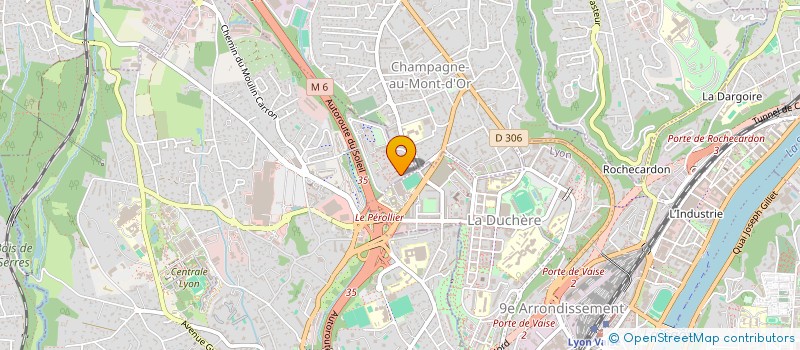 localisation de l'entreprise M2K  ECULLY