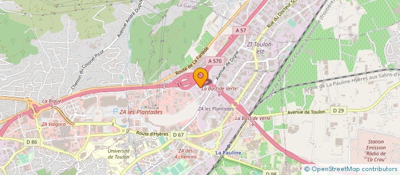 localisation de l'entreprise M2K COMPANY à LA GARDE