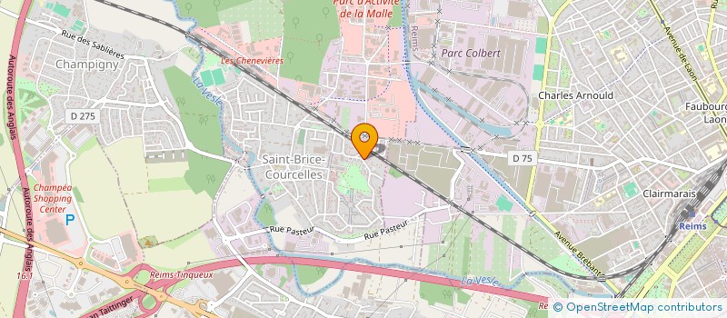 localisation de l'entreprise M2K INVEST  SAINT-BRICE-COURCELLES