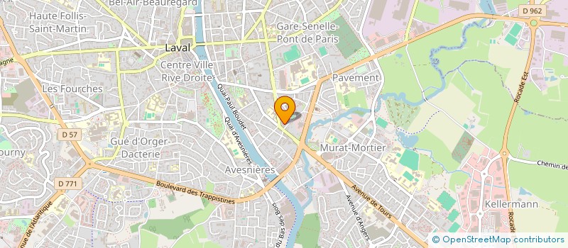 localisation de l'entreprise M2K RESTAURATION à LAVAL