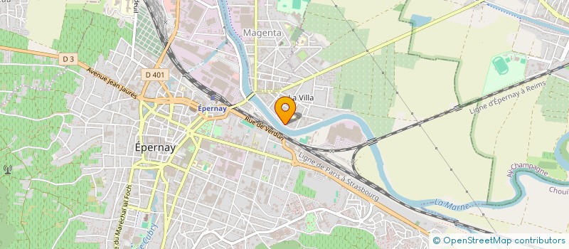 localisation de l'entreprise M2L  EPERNAY