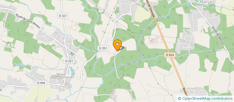 localisation de l'entreprise M2L  BENQUET