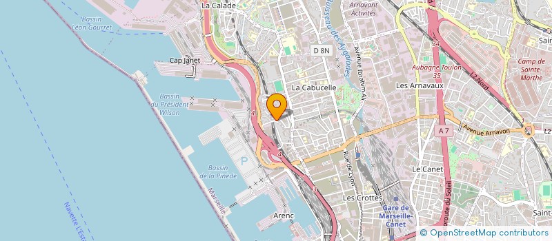 localisation de l'entreprise M2L à MARSEILLE