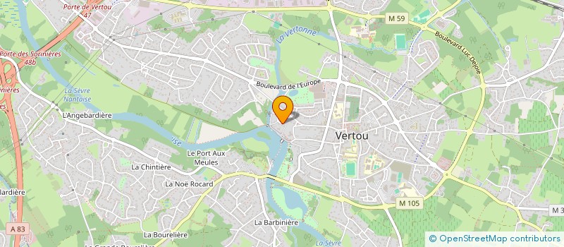 localisation de l'entreprise M2L  VERTOU