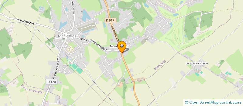 localisation de l'entreprise M2L  MERIGNIES