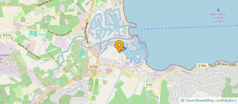 localisation de l'entreprise M2L  COGOLIN