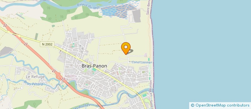 localisation de l'entreprise M2L  BRAS-PANON