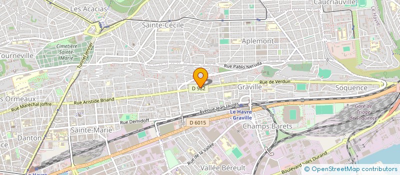 localisation de l'entreprise M2LB à LE HAVRE