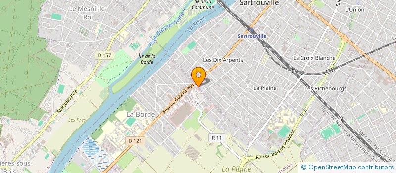 localisation de l'entreprise M2LH NUNES  SARTROUVILLE