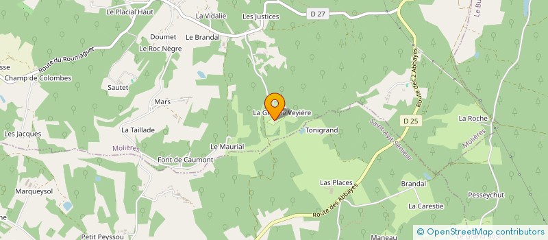 localisation de l'entreprise M2LV  MOLIERES