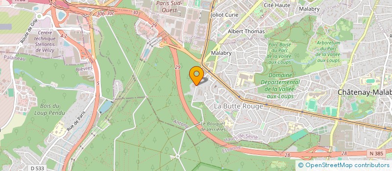 localisation de l'entreprise M2M AUTOMOBILE  CHATENAY-MALABRY