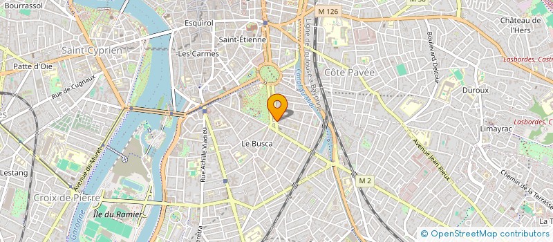 localisation de l'entreprise M2M CAPITAL  TOULOUSE