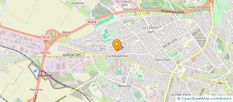 localisation de l'entreprise M2M CONSTRUCTION  BRETTEVILLE-SUR-ODON