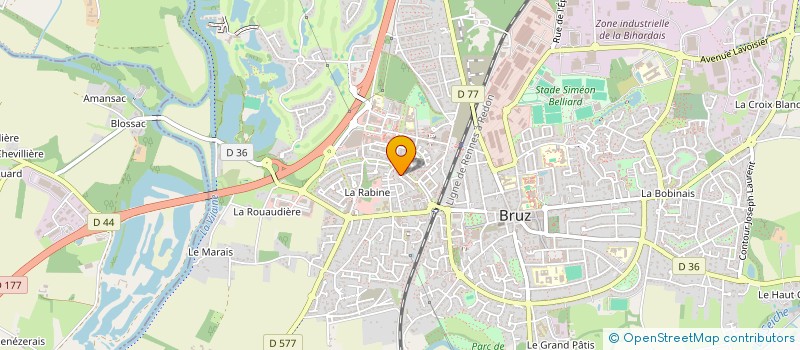 localisation de l'entreprise M2M PRODUCTION  BRUZ