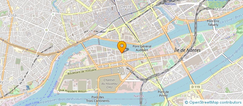 localisation de l'entreprise M2N à NANTES