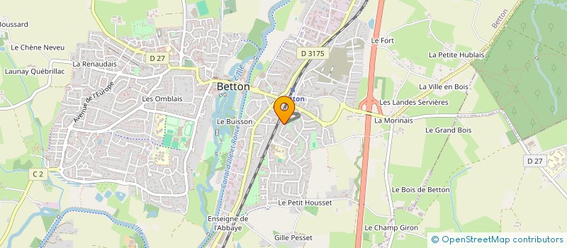 localisation de l'entreprise M2NAO  BETTON