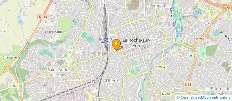 localisation de l'entreprise M2O à LA ROCHE-SUR-YON