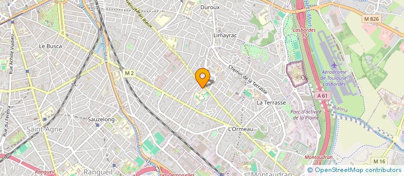 localisation de l'entreprise M2O  TOULOUSE