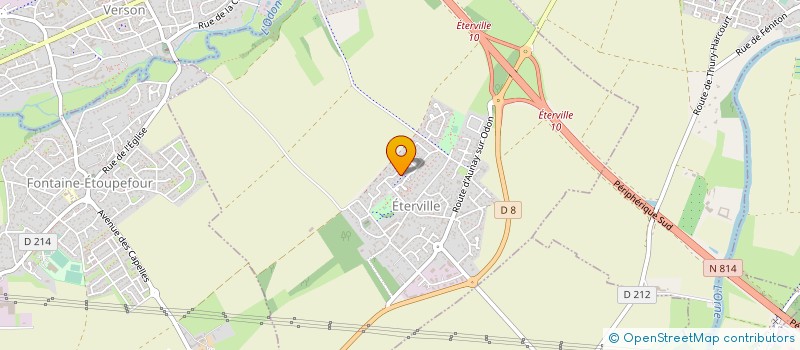localisation de l'entreprise M2P  ETERVILLE