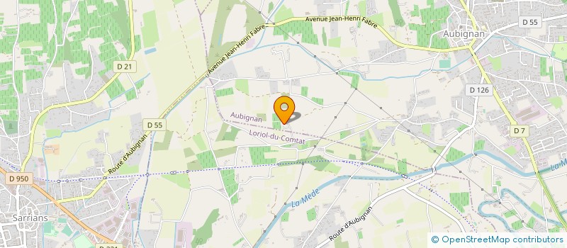 localisation de l'entreprise M2P à AUBIGNAN