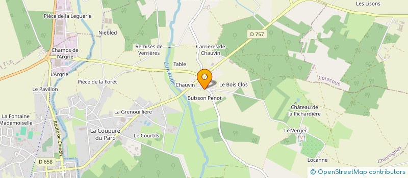 localisation de l'entreprise M2P  CHAVEIGNES