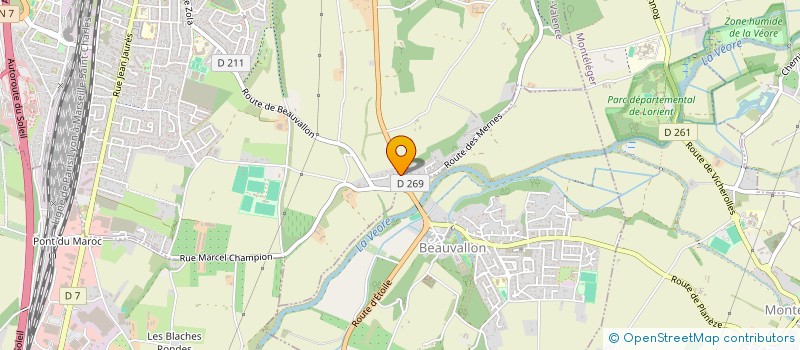 localisation de l'entreprise M2P  PORTES LES VALENCE