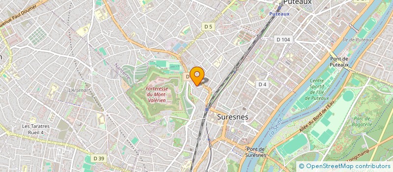 localisation de l'entreprise M2P BORDEAUX à SURESNES