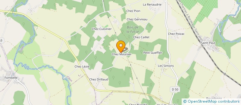 localisation de l'entreprise M2P CORPORATION à CLION
